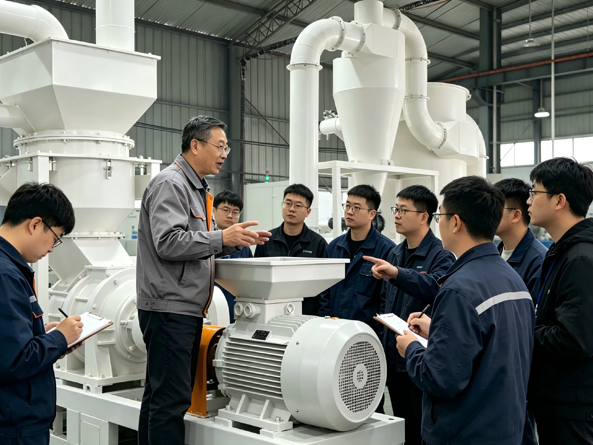 Xingshengwei menjalankan latihan penyelenggaraan khusus untuk Ultra Pulverizer untuk memastikan penghantaran peralatan yang stabil