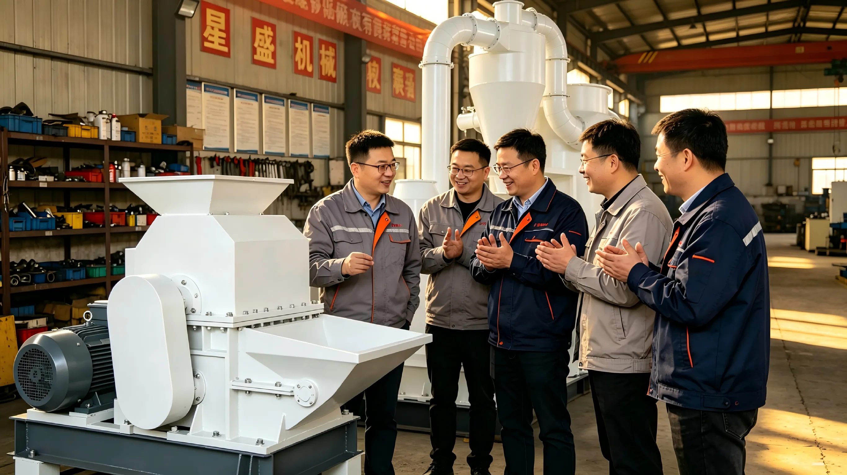 Pulverizer Ultrafine menarik peminat dengan kekuatannya, dan Xingshengwei telah menerima tempahan baharu dari pelbagai wilayah