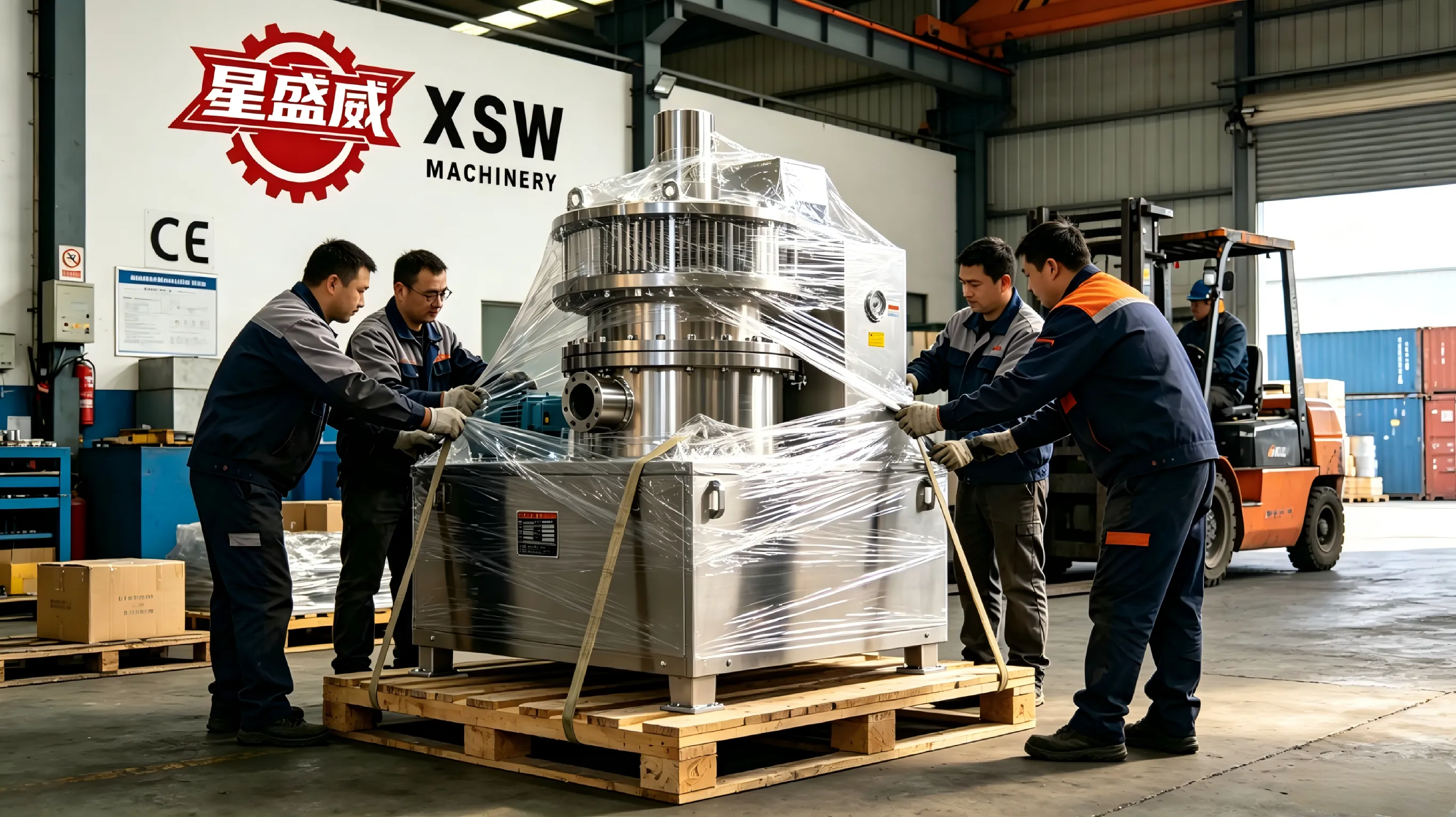 Jentera Xingshengwei Menyelesaikan Pemeriksaan Penuh dan Penghantaran Pengisar Ultrafine Keluli Tahan Karat Industri untuk Pelanggan Farmaseutikal Eropah